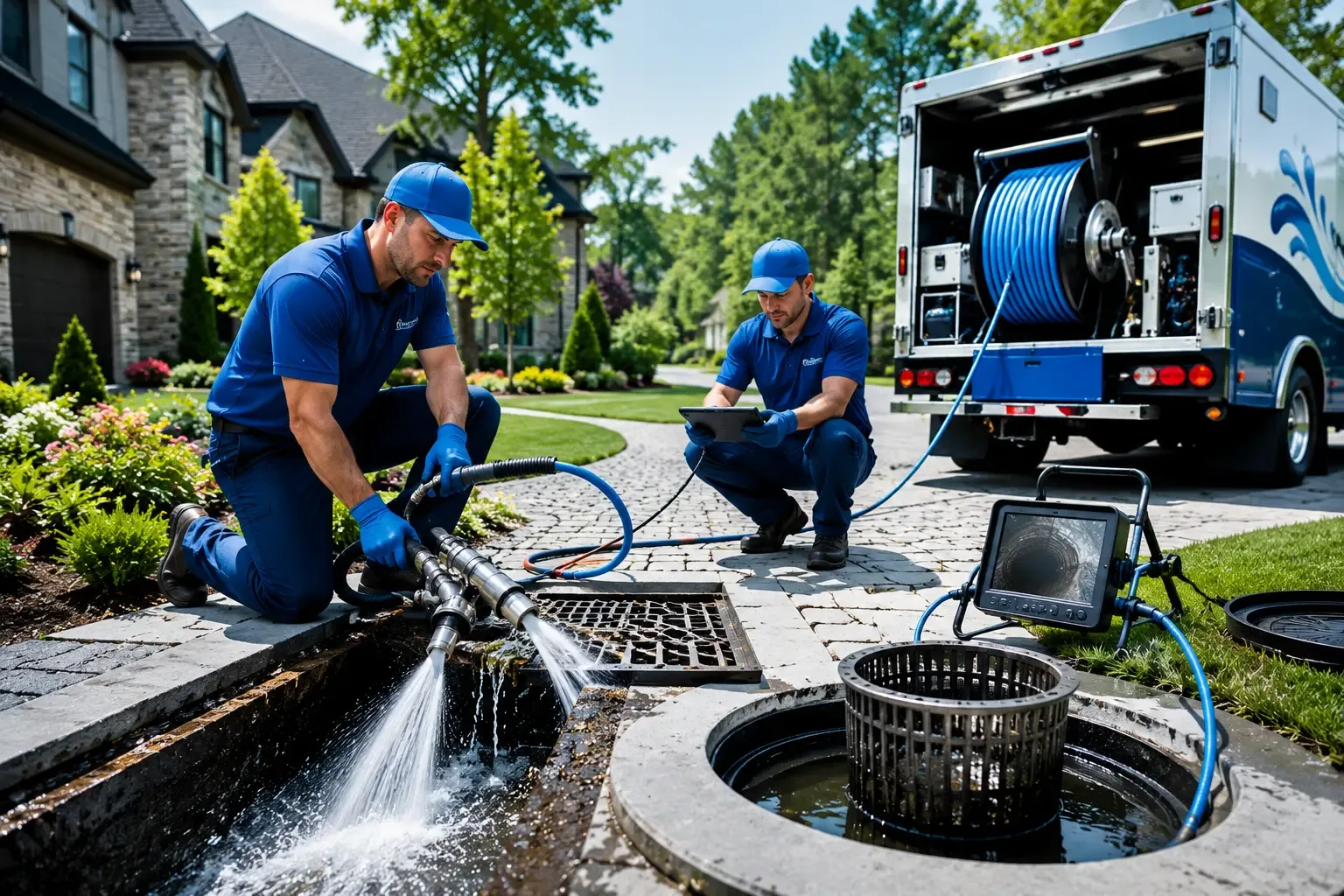 Local outdoor drain cleaning professionals in Burlington, MA